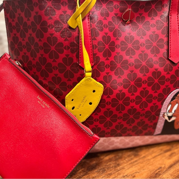 Kate Spade ♠️ New York X Tom & Jerry Large Tote, HIGHLY DISCOUNTED, Brand New - Picture 8 of 13